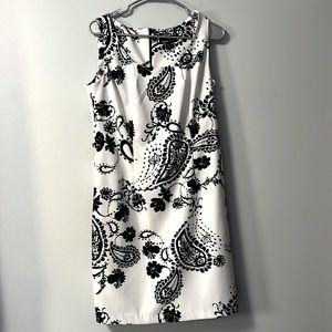 Gorgeous Black and White, Ronnie & Nicole dress! Like new, worn maybe 2x